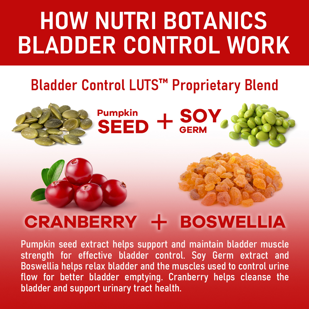 Bladder Control Supplement For Overreactive Bladder Reduce Leakage